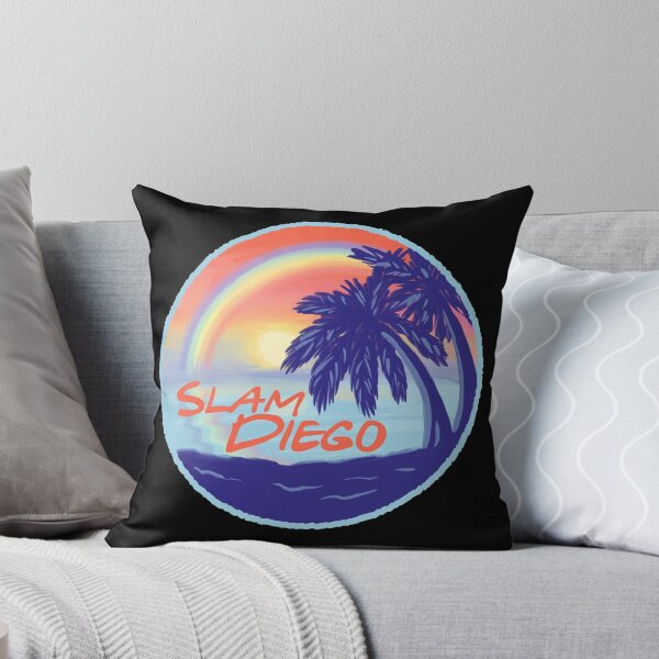Item preview, Slam Diego Sunset Palm Tree Diego Baseball Home Run designed and sold by 9ine9.