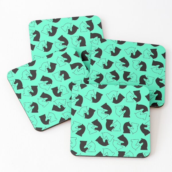Item preview, Chess Knight Cyan Background designed and sold by Pearl-Island.