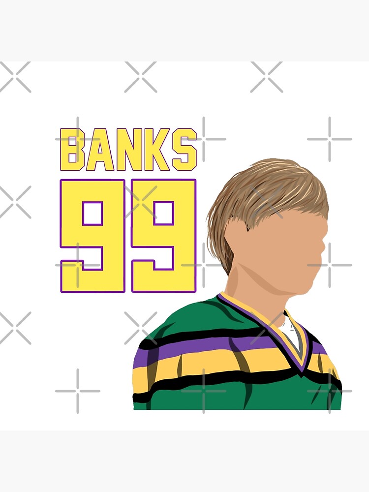 Mighty Ducks: Banks 99 Hockey Jersey (2 Colors)