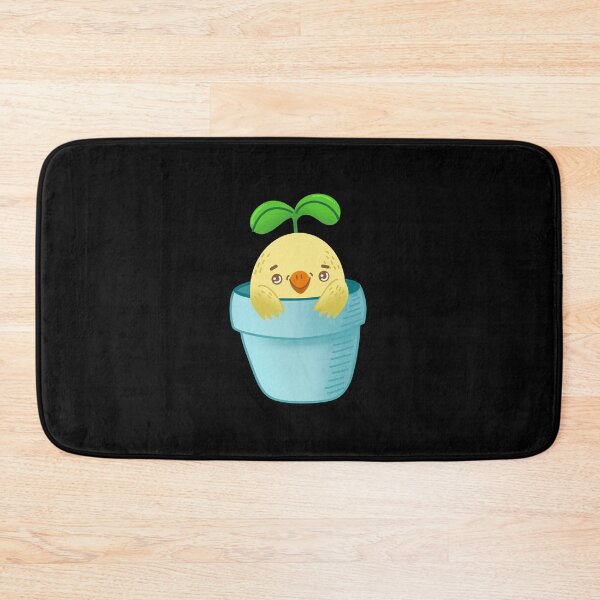 Item preview, Little spring growth Chicken in a pot plant designed and sold by jazzydevil.