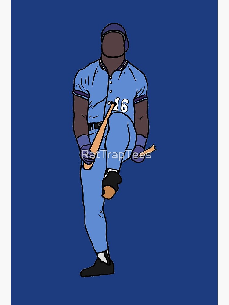 Bo Jackson Breaking A Bat Art Board Print for Sale by RatTrapTees