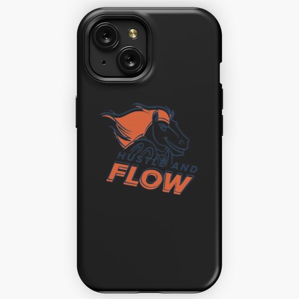 Denver Broncos Old School Logo Dark Wood Wallpaper iPhone 13 Pro Case