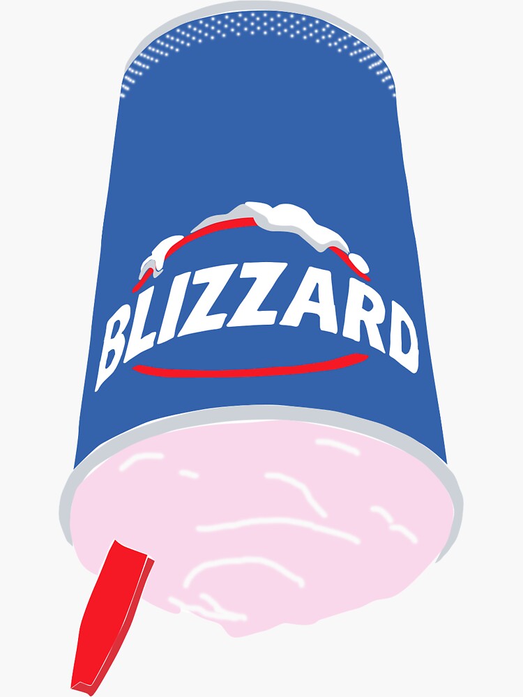 "dairy queen cotton candy blizzard" Sticker for Sale by designsbyjuls