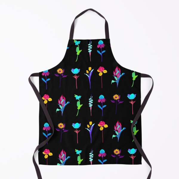 Item preview, vibrant,florescent ,bright flowers floral pattern designed and sold by cutecrazytshirt.