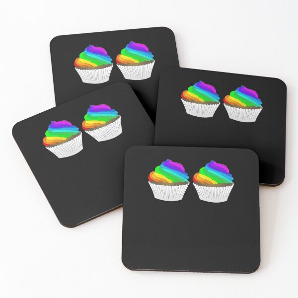 Item preview, Boob LGBT Cupcake Graphic Rainbow designed and sold by MoTeesMo.
