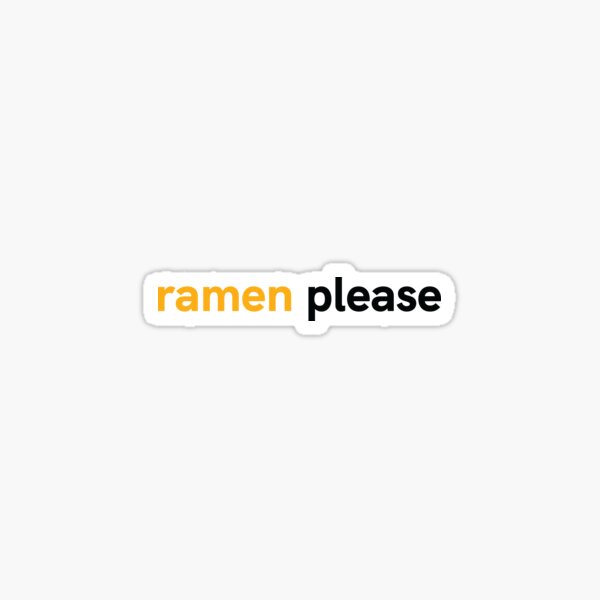 Vista previa del artículo con la obra «ramen por favor - diseño negro», diseñado y vendido por kairuofficial.