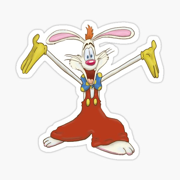 Jessica Rabbit Sticker - Peel and Stick Easy to Remove - Sticker Graphic -  Die Cut