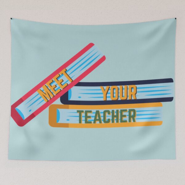 Item preview, Stack Of Books Meet Your Teacher designed and sold by LifeProApperal.