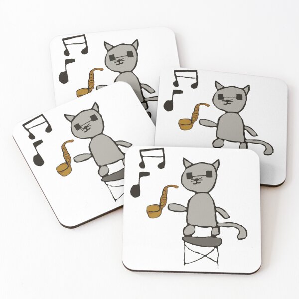 Item preview, Jazzaphone Cat designed and sold by TravelfromStar.