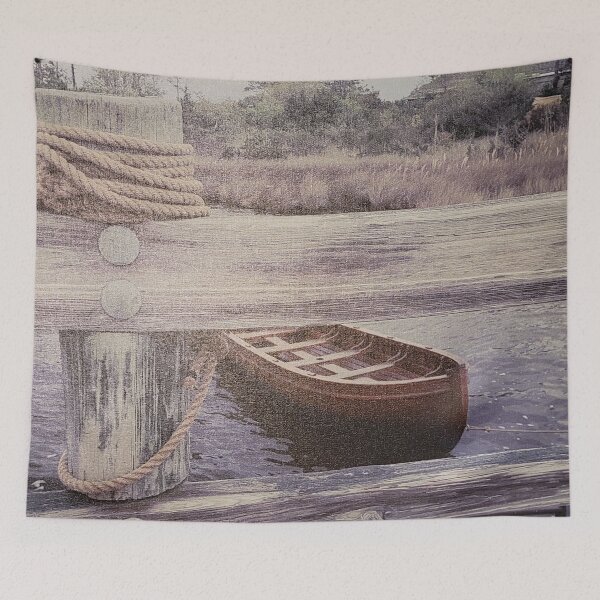 Item preview, Anchored boat  designed and sold by Bzbusiness.