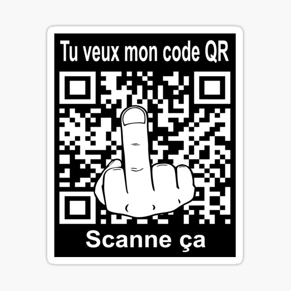 Code QR, Sticker