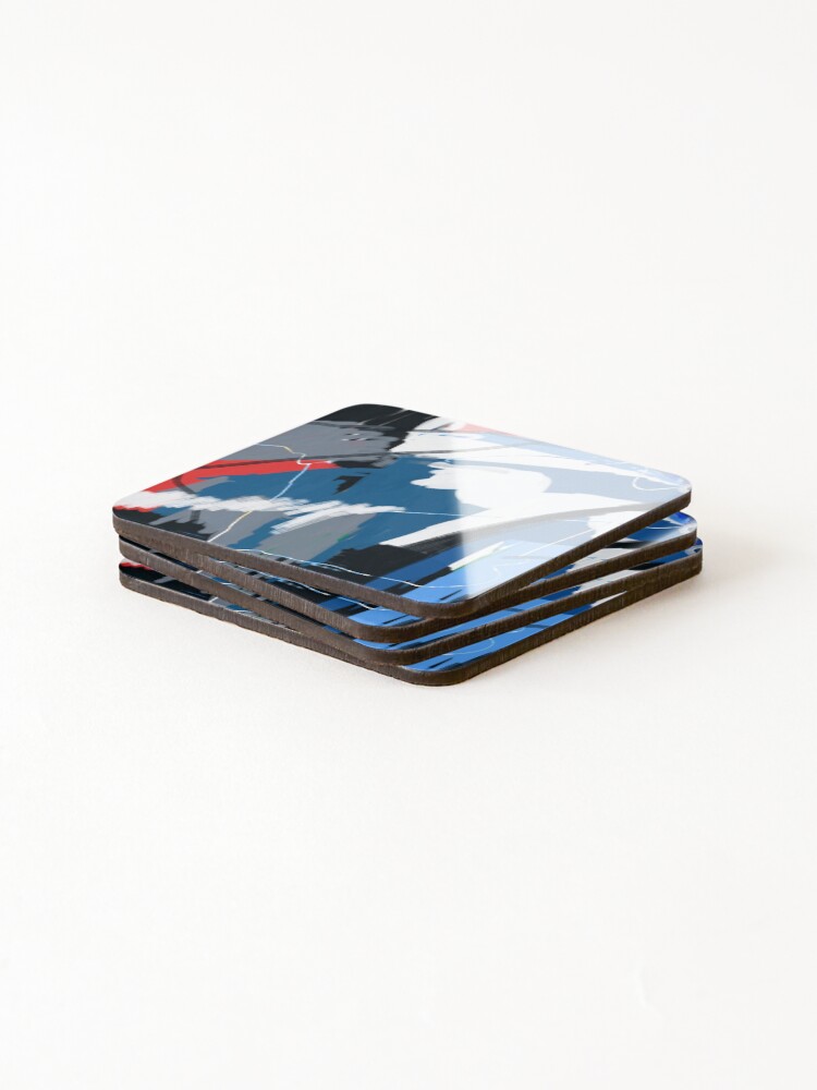 Thumbnail 4 of 5, Coasters (Set of 4), Hiding designed and sold by Rai002.