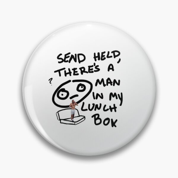 Item preview, Send help for lunch box man designed and sold by gartmosier.