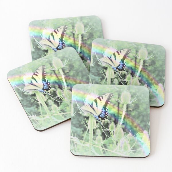 Item preview, Swallowtail and Rainbow digital art photo products designed and sold by Mzzart.