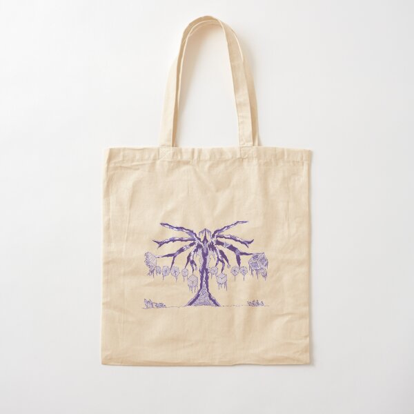 M.I. #123 |☽| Frozen Forest Fragment Cotton Tote Bag
