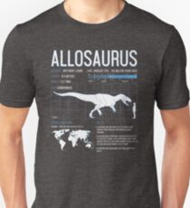 Allosaurus Dinosaur Science Facts Unisex T-Shirt