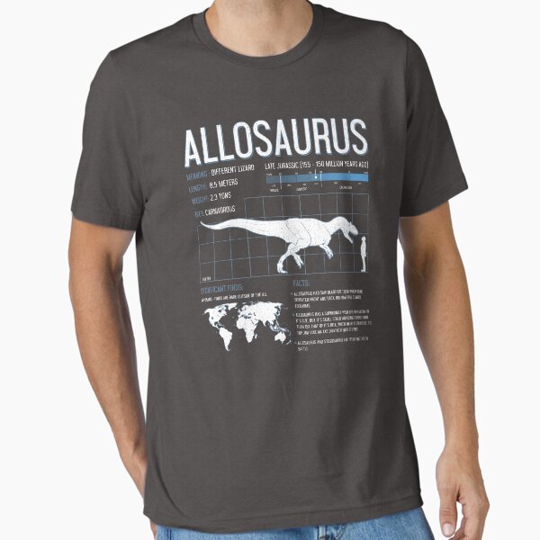 Item preview,  Allosaurus Dinosaur Science Facts  designed and sold by SteamerTees.