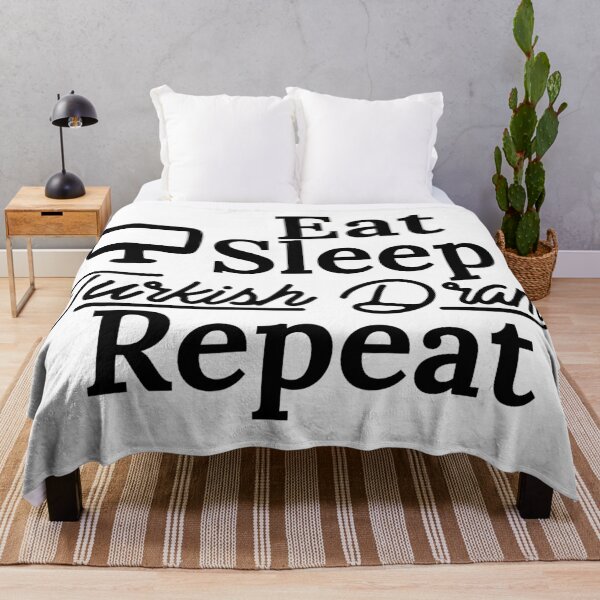 Item preview, Eat Sleep Turkish Drama Repeat designed and sold by Edenjodie.