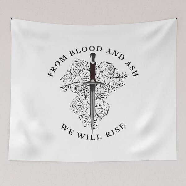 Item preview, From Blood and Ash Quote - We Will Rise designed and sold by jaekindacray.