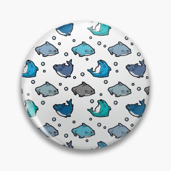 Item preview, Cute Sharks Pattern designed and sold by DaDoodledrawing.