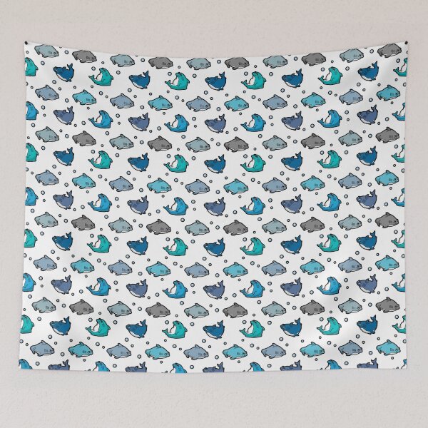 Item preview, Cute Sharks Pattern designed and sold by DaDoodledrawing.