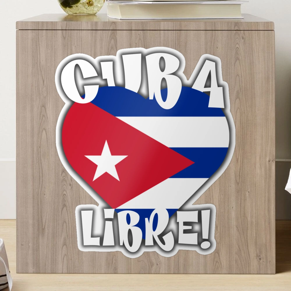 cuba libre! Sticker for Sale by frabbianchi