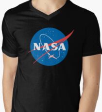 Nasa X Wing Fighter Men's V-Neck T-Shirt
