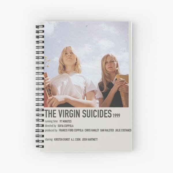 The Virgin Suicides Photography - Sofia Coppola Spiral Notebook for Sale  by Ruby Star