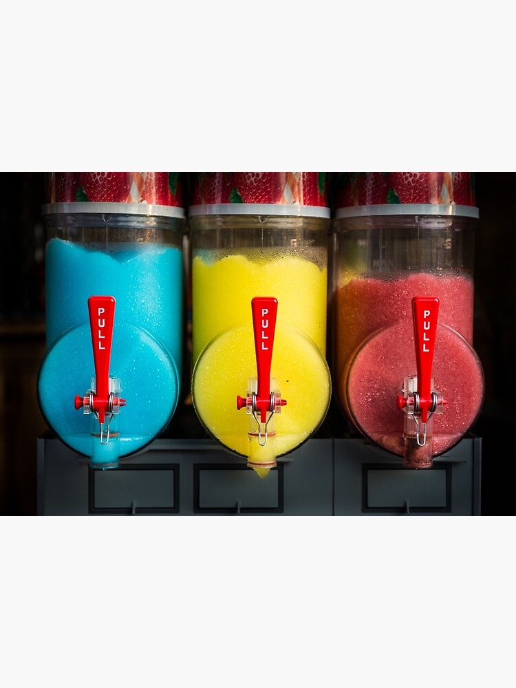 "Slush ice Granita making machine" Poster by odstrcil Redbubble