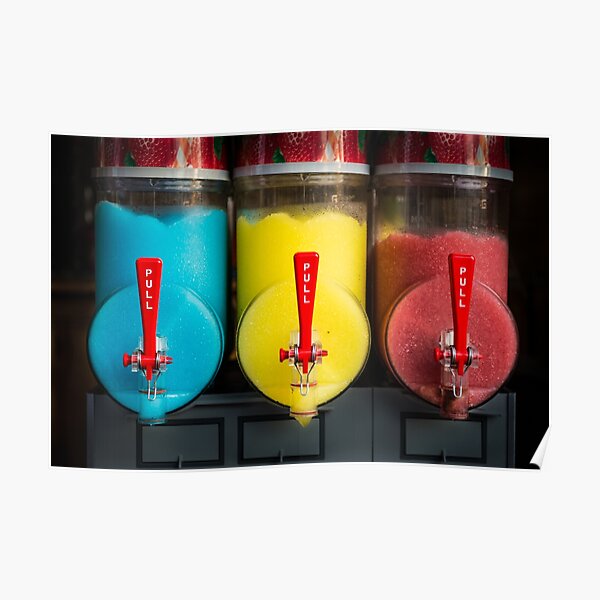 Slush ice Granita making machine Poster
