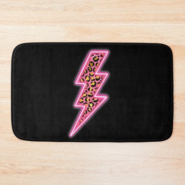 Item preview, Pink Cheetah & Neon Lightning Bolts | Leopard Print Lighting Bolt designed and sold by KarolinaPaz.