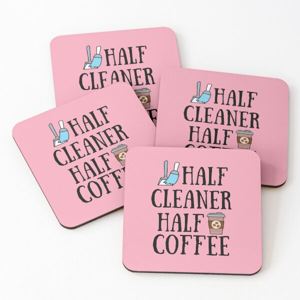 Item preview, Half Cleaner Half Coffee Housekeeper Cleaning Lady Gifts designed and sold by SavvyCleaner.