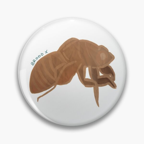 Item preview, Brood X cicada shell designed and sold by mjalred.