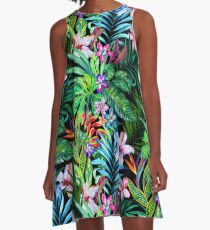 Tropical Fest A-Line Dress