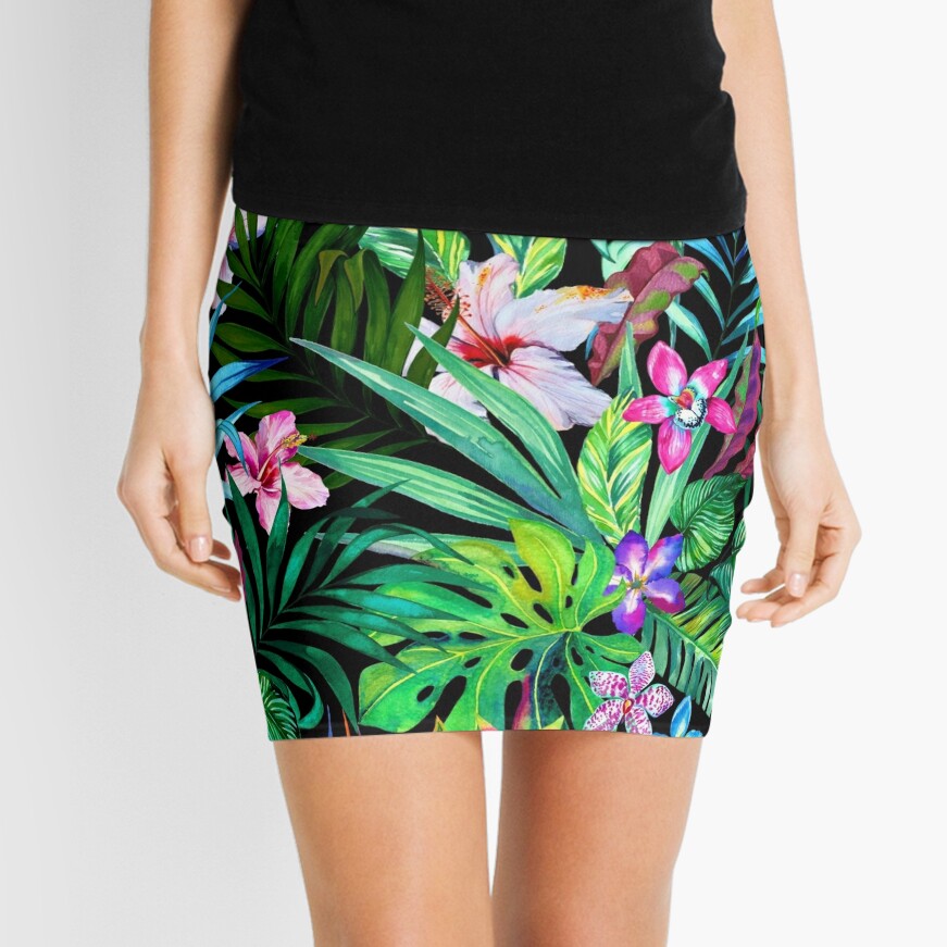 Tropical Fest Mini Skirt