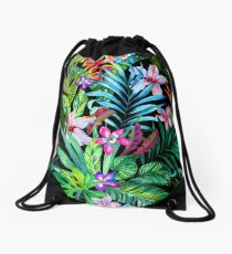 Tropical Fest Drawstring Bag