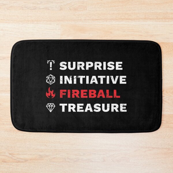 Item preview, Surprise, Initiative, Fireball, Treasure DnD Encounter designed and sold by DnlDesigns.