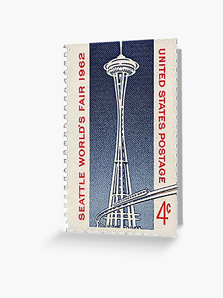 Seattle Worlds Fair 1962 US Postage Stamp, Space Needle