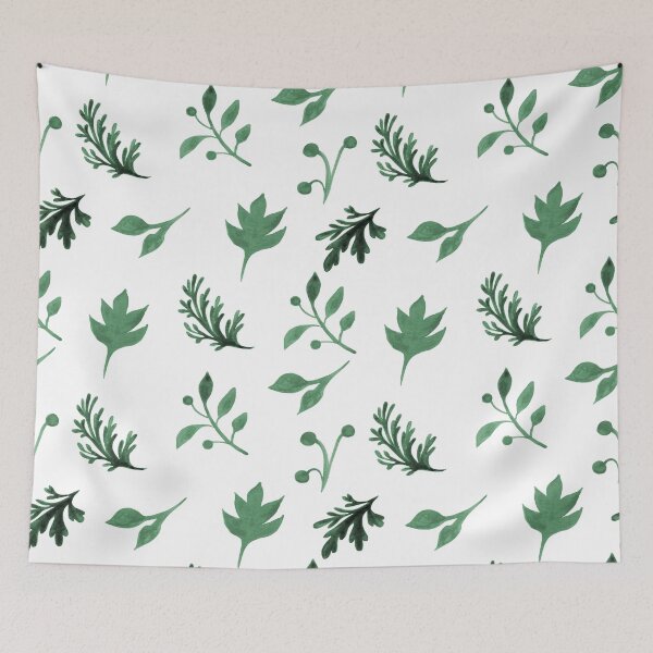 Item preview, Teal Scattered Leaves designed and sold by MixinMadness.