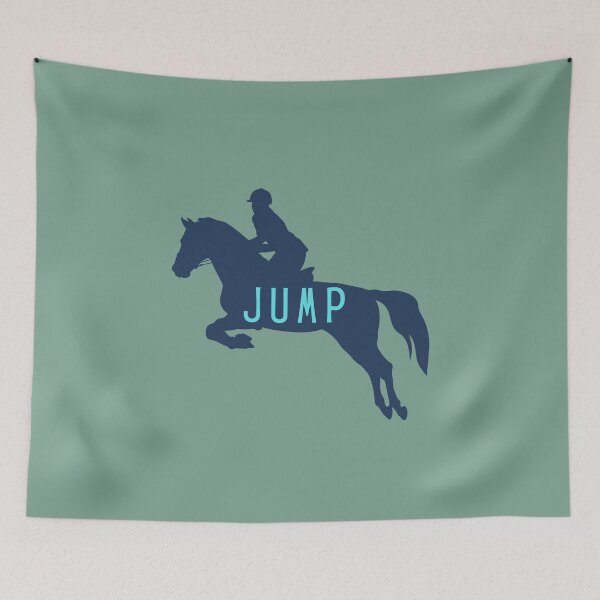 Item preview, jump horse rider hunter jumper designed and sold by TheWaterBirds.