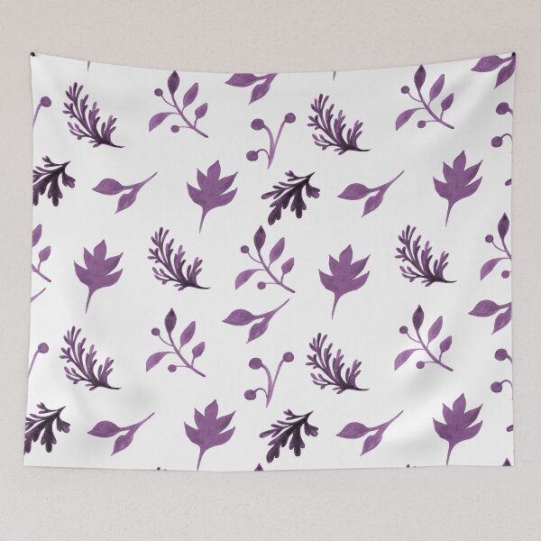 Item preview, Purple Scattered Leaves designed and sold by MixinMadness.
