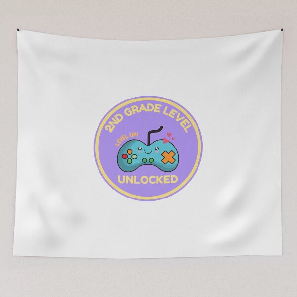 Item preview, Second Grade Level Unlocked Purple - Funny Back to School designed and sold by Teetee94.