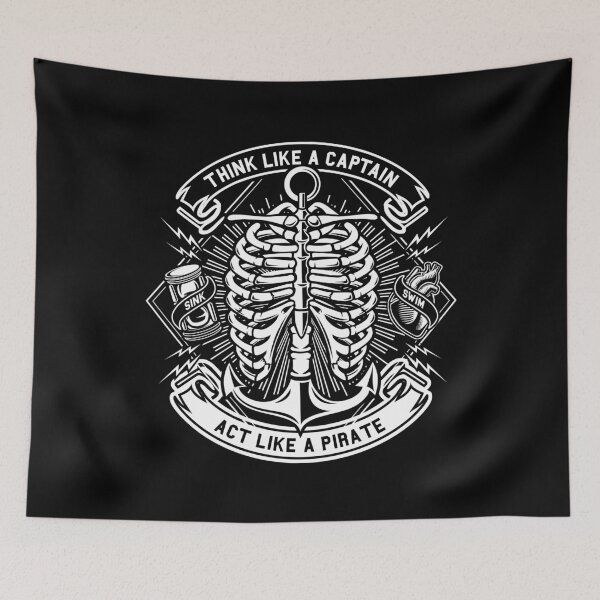 Item preview, Pirate Captain Skeleton Anchor designed and sold by ChailynReed.