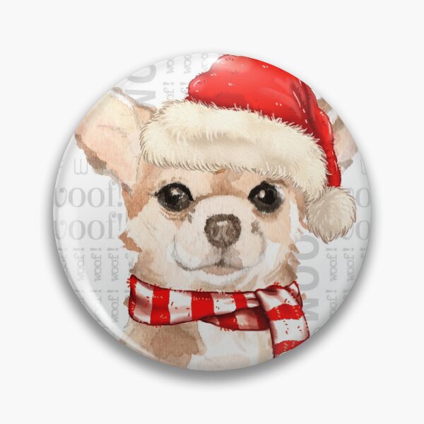Item preview, Chihuahua Funny Fleas Navidog Christmas in Red and Green designed and sold by SalonOfArt.