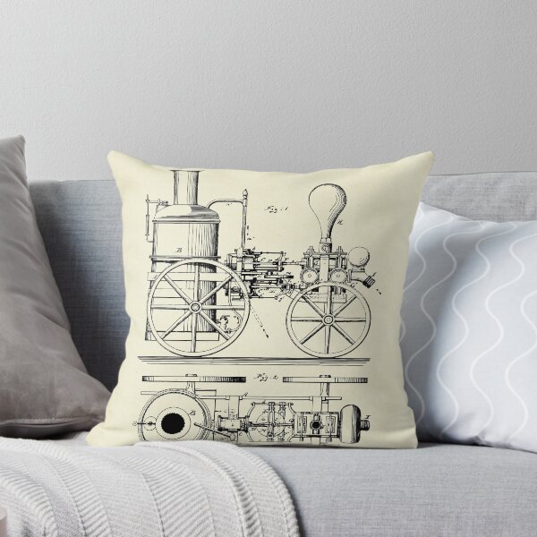Item preview, Firemans Steam Fire-Engine Patent Print - 1875 designed and sold by paulrommer.
