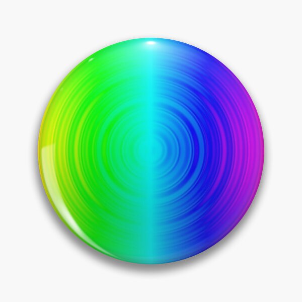 Item preview, arte digital abstracto arco iris redondo designed and sold by Gabe Silva.