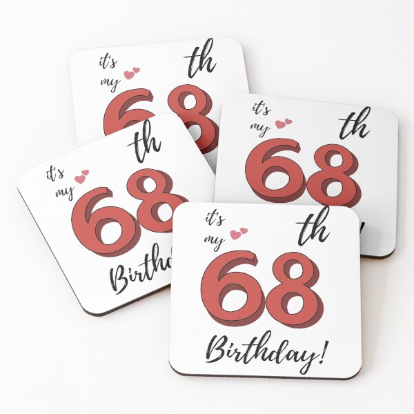 Item preview, It's My 68th Birthday quote designed and sold by WayneTower.