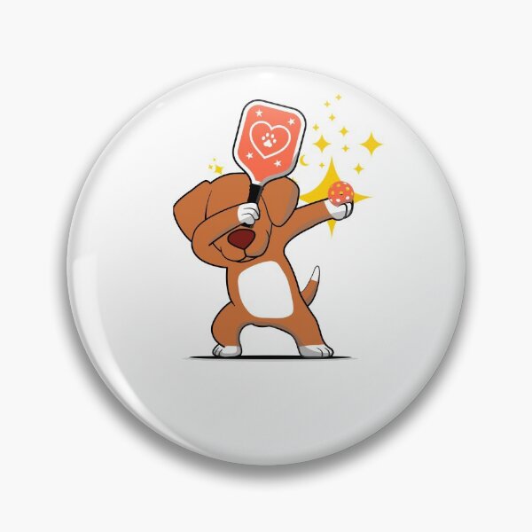 Item preview, Dog dabbing pickleball designed and sold by tropicprince.