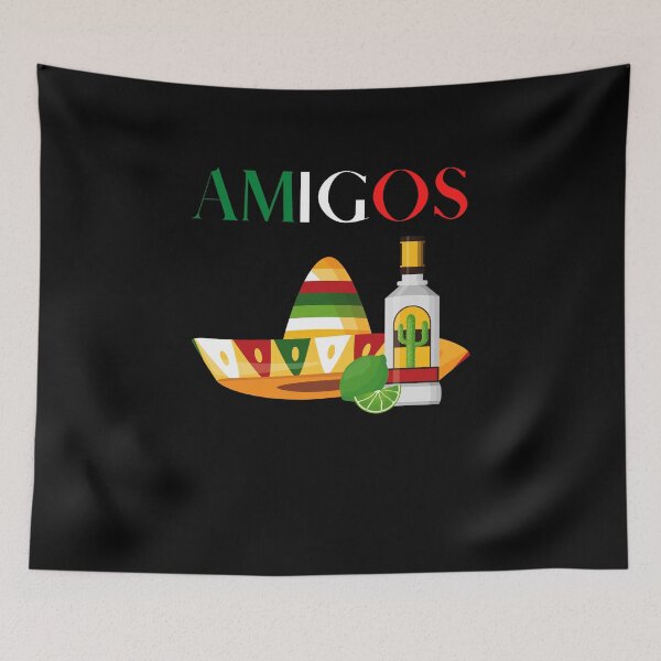 Item preview, Three 3 Amigos Mexico Tequila Shot Lime designed and sold by MoTeesMo.