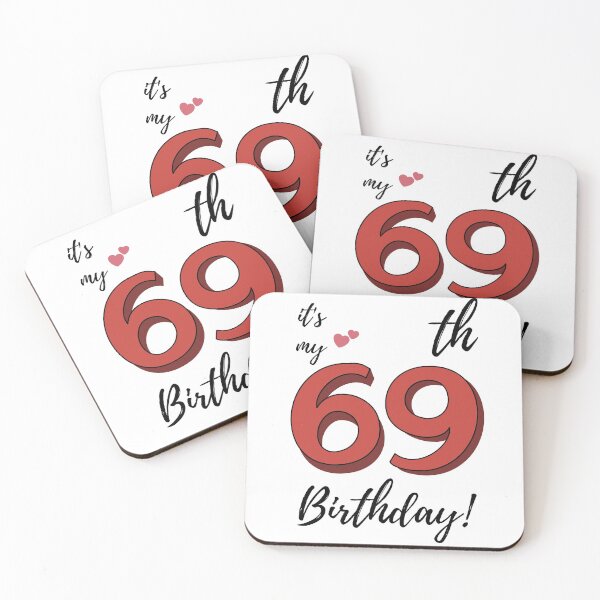 Item preview, It's My 69th Birthday quote designed and sold by WayneTower.